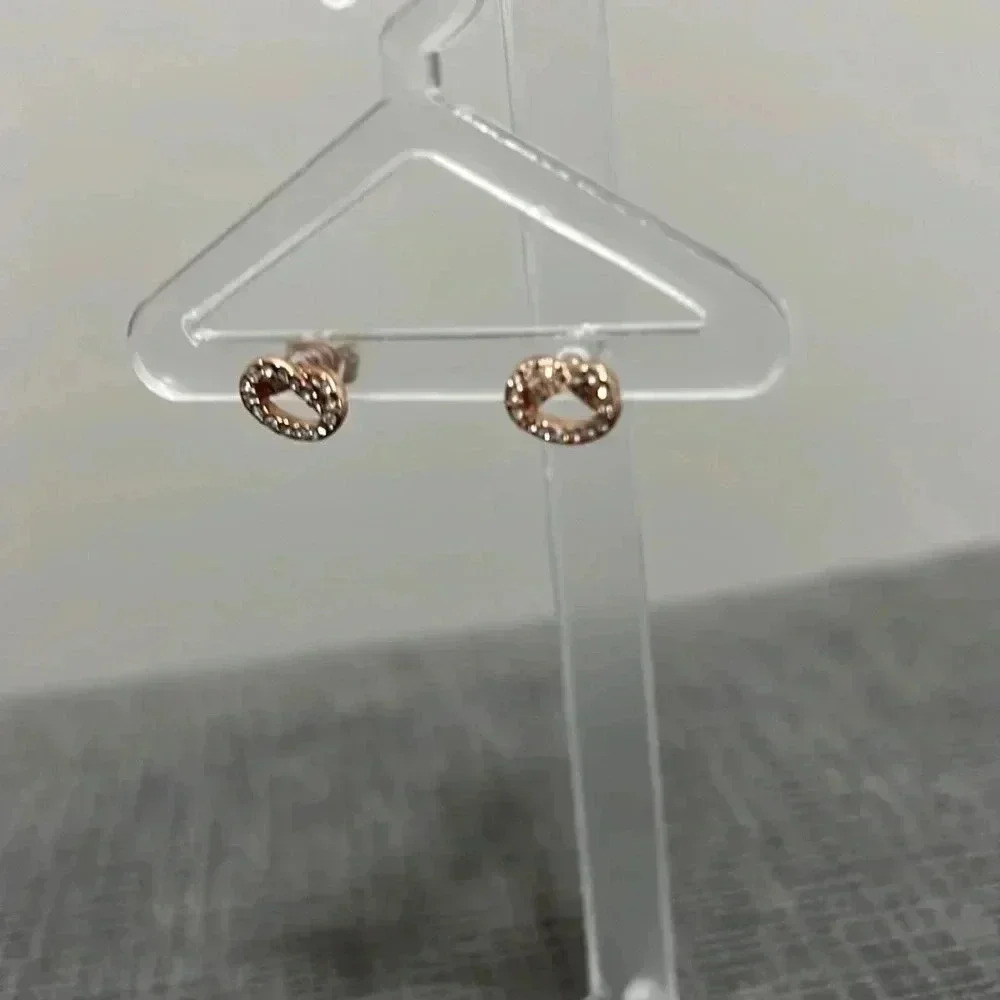 Pretzel  Earrings - Picture 2 of 2
